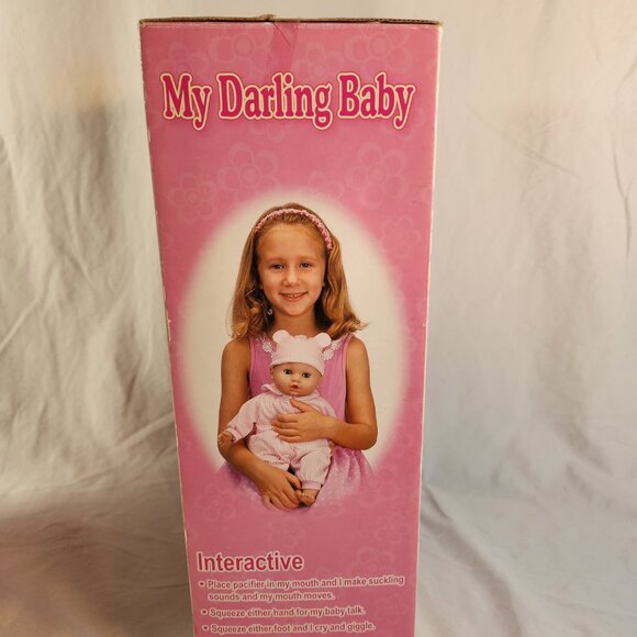 My Darling Baby 2010 Unopened in Original Box Doll Pacifier Frog Pink READ DESC - Picture 9 of 13